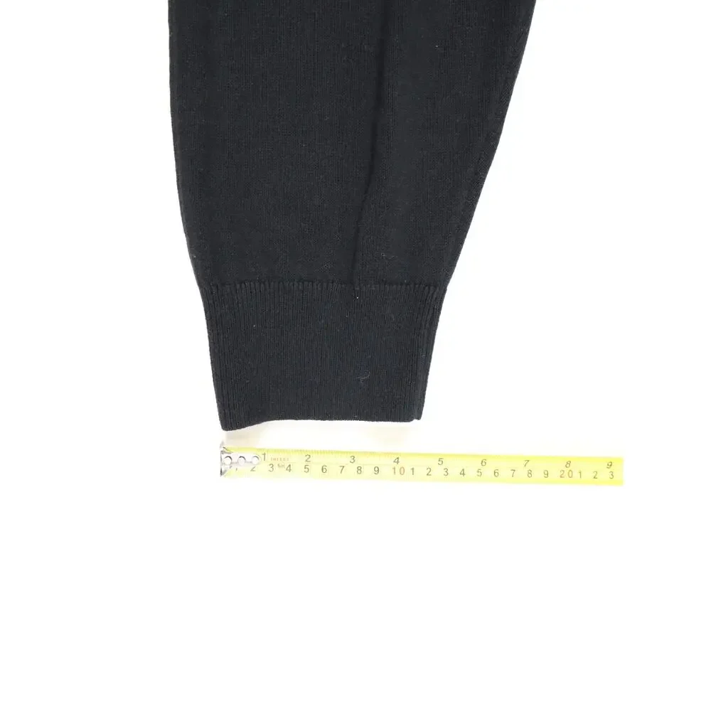 Quiet Luxury Luxe Lounge J.Crew Cotton Cashmere Black Jogger Athleisure Pristine